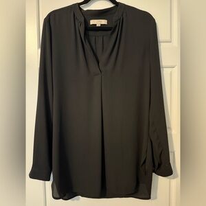 LOFT// Black Blouse